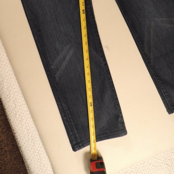 7 For All Mankind Men's Blue Jeans Standard Sz 32 - Picture 8 of 12